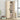 Schoenenkast 60x30x166 cm stof crèmekleurig