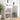 Cosmeticakast 80x40x75 cm bewerkt hout hoogglans wit