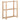 Opbergrek 3-laags 80x28,5x90 cm massief grenenhout
