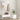 Garderobe set bewerkt hout wit