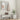 Garderobe set bewerkt hout betongrijs