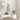 Garderobe set bewerkt hout hoogglans wit