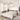 Bedframe massief grenenhout zwart 135x190 cm