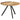 Eettafel 110x75 cm massief mangohout