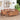 8-delige Loungeset massief grenenhout honingbruin