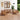 6-delige Loungeset massief grenenhout honingbruin