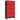 Lockerkast 90x45x180 cm staal antracietkleurig en rood