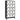 Lockerkast 90x40x180 cm staal antracietkleurig en wit
