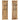 Kapstokken 2 st 38x100 cm massief mangohout