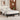Bedframe massief grenenhout zwart 200x200 cm
