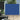Tuinscherm uittrekbaar 140x500 cm blauw