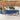 Tuinscherm uittrekbaar 117x600 cm blauw