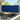 Tuinscherm uittrekbaar 160x600 cm blauw