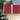 Windscherm uittrekbaar 160x600 cm rood