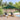 Zweefparasol met houten paal 400x300 cm groen