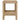 Badkamertafel 45x35x45 cm massief teakhout