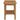 Badkamertafel 50x35x45 cm massief teakhout