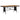 Tuintafel 160x70x72 cm poly rattan en massief acaciahout zwart