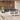 9-delige Loungeset met kussens massief grenenhout wit
