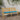 Bankje Batavia met blauw kussen 150 cm massief teakhout