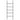 Handdoekenrek ladder met 5 lagen 58x175 cm ijzer zwart