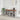 Schoenenbank 103x30x48 cm bewerkt hout betongrijs