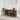 Schoenenbank 103x30x48 cm bewerkt hout gerookt eikenkleurig