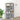Schoenenrekken 2 st 27,5x27x102 cm bewerkt hout grijs sonoma