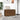 Halbankje 80x40x45 cm bewerkt hout bruin eikenkleur