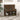 Schoenenbank 80x30x45 cm bewerkt hout bruin eikenkleur