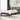 Bedframe massief grenenhout zwart 100x200 cm