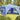 Partytent inklapbaar met zijwanden 3x3 m blauw