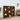 Cd-kast 100x23x89,5 cm bewerkt hout bruin eikenkleur