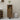 Badkamerkast 30x30x95 cm bewerkt hout gerookt eikenkleurig