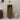 Badkamerkast 30x30x95 cm bewerkt hout bruin eikenkleur