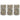 Gabion plantenbakken 3 st rond verhoogd Ø30x50 cm staal