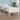 Bedframe massief hout wit 100x200 cm