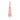 Kunstkerstboom half met standaard smal 210 cm roze