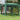 Partytent met 4 mesh zijwanden 3x3 m HDPE groen