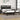 Bedframe massief grenenhout zwart 140x190 cm