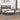 Bedframe massief grenenhout grijs 200x200 cm