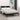 Bedframe massief grenenhout zwart 140x190 cm