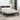 Bedframe massief grenenhout zwart 200x200 cm