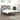 Bedframe massief grenenhout grijs 200x200 cm