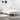 Bedframe massief hout wit 150x200 cm
