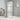 Inloopdouchewand 80x195 cm mat ESG-glas zwart