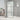Inloopdouchewand 90x195 cm mat ESG-glas zwart