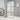 Inloopdouchewand 100x195 cm mat ESG-glas zwart