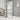 Inloopdouchewand 80x195 cm mat ESG-glas zwart
