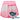 Kinderspeeltent met 250 ballen 102x102x82 cm roze